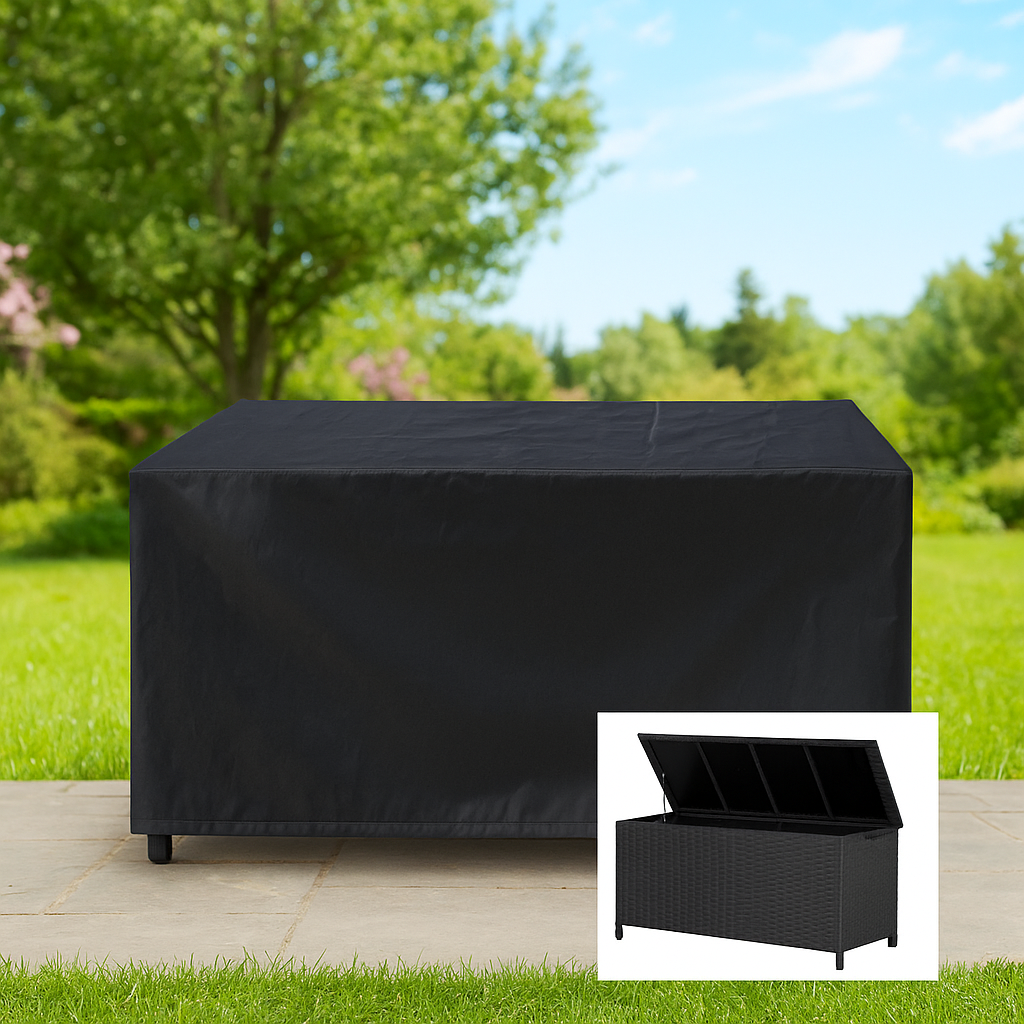 100 % vandtæt Hyndeboks overtræk - UV-beskyttet overtræk med vandtæt PVC-inderside - 143x65x63 cm.
