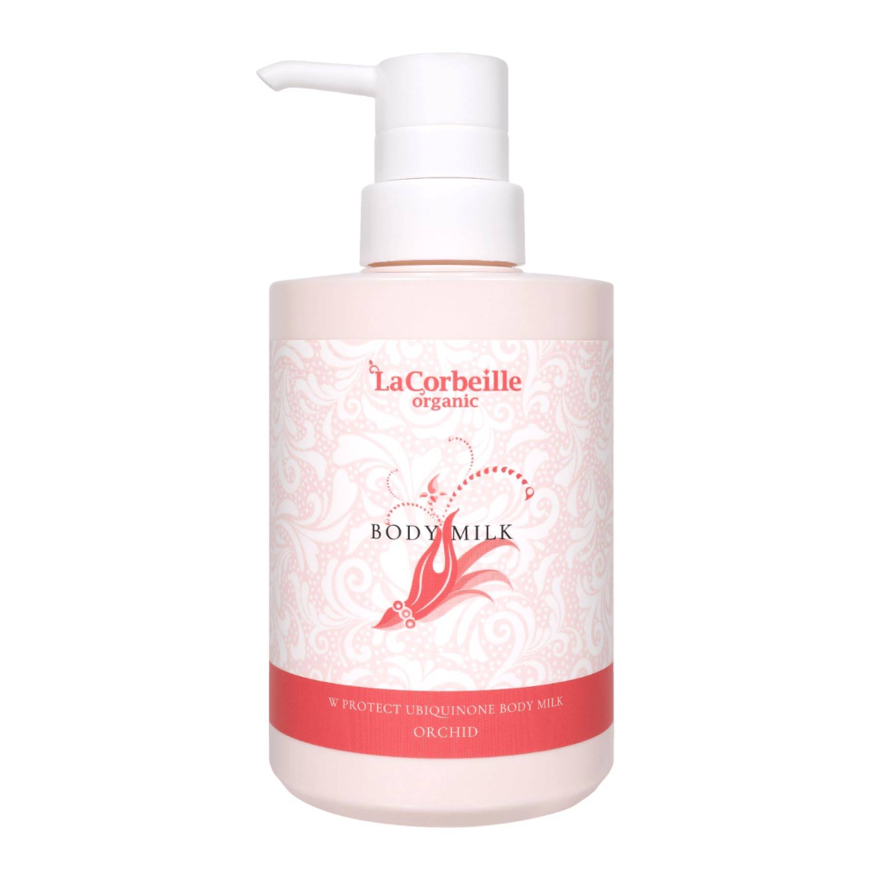La Corbeil Double Protect Ubiquinone Body Orchid Moisturizing Milk, 400ml, Scent, Organic,