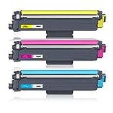 Jhaan TN-243CMYK TN247 toner kompatibel med Brother MFC L3750CDW DCP-L3550CDW toner MFC-L3750CDW MFC-L3770CDW MFC-L3730CDN HL-L3230CDW HL-L3210CW MFC-L3710CW TN243CMYK TN 247 TN-243, 3-pack