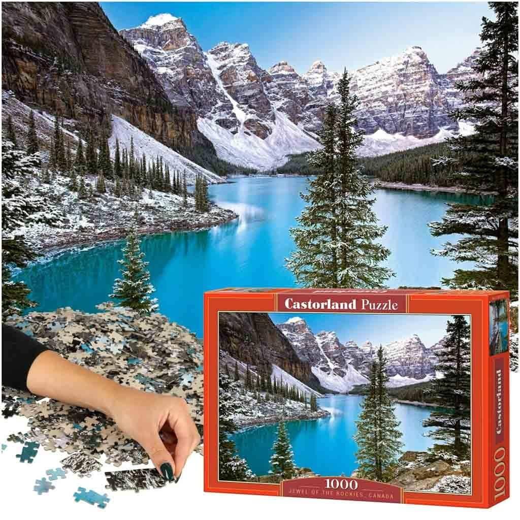 Pussel 1000 bitar - Rockies landskap Kanada