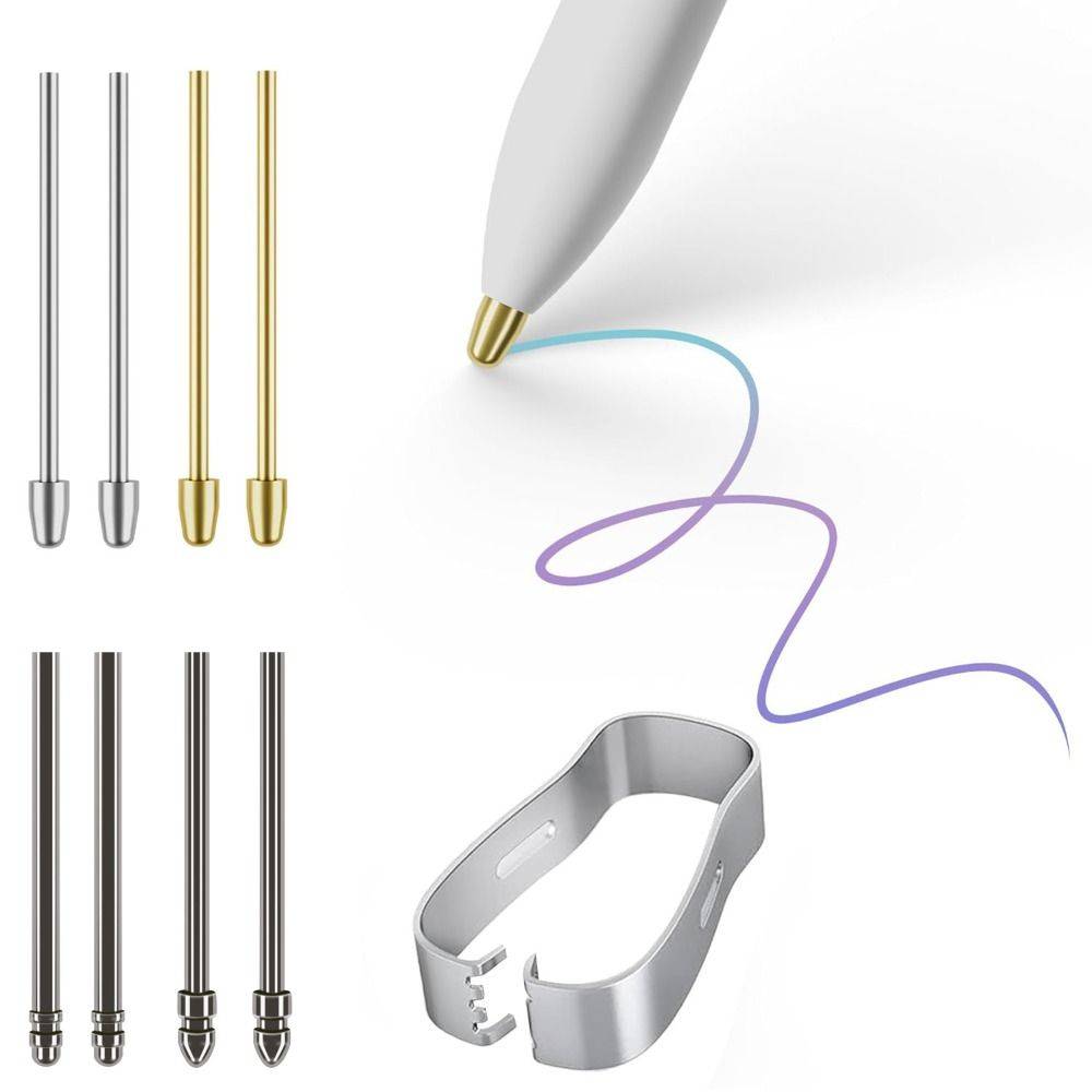 Titanium Alloy Pen Tips Replacement 4096 Pressure Sensitive Stylus Pen Nibs Universal for Remarkable 2/BOOX/iReader/Lamy AL-Star