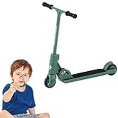 Finger Scooter, Kick Scooter för barn | Fällbar 2-hjulig Finger BMX med broms | Fingerboardtillbehör, fingertopsrörelse, roliga fingerskateboards, halkfria, ökar praktiska färdigheter