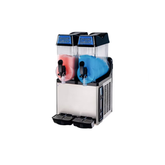 Slushmaskin 1100W – 2x12L med rostfri stålkropp
