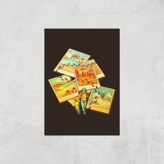 Wanderlust Polaroid Giclee Art Print - A2 - Print Only - Multi