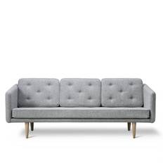 Fredericia Furniture Nr. 1 soffa Oljad Ek/Hallingdal 130 2003: 3-Seater