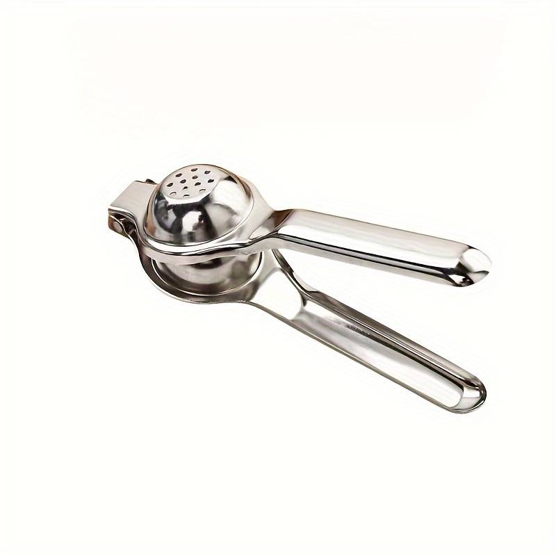 TEMU 1pc, Manual Juicer Made Of Stainless Steel - Handheld Lemon Squeezer, Orange Juice Extractor, Fruit Juicing Tool For Domestic Use