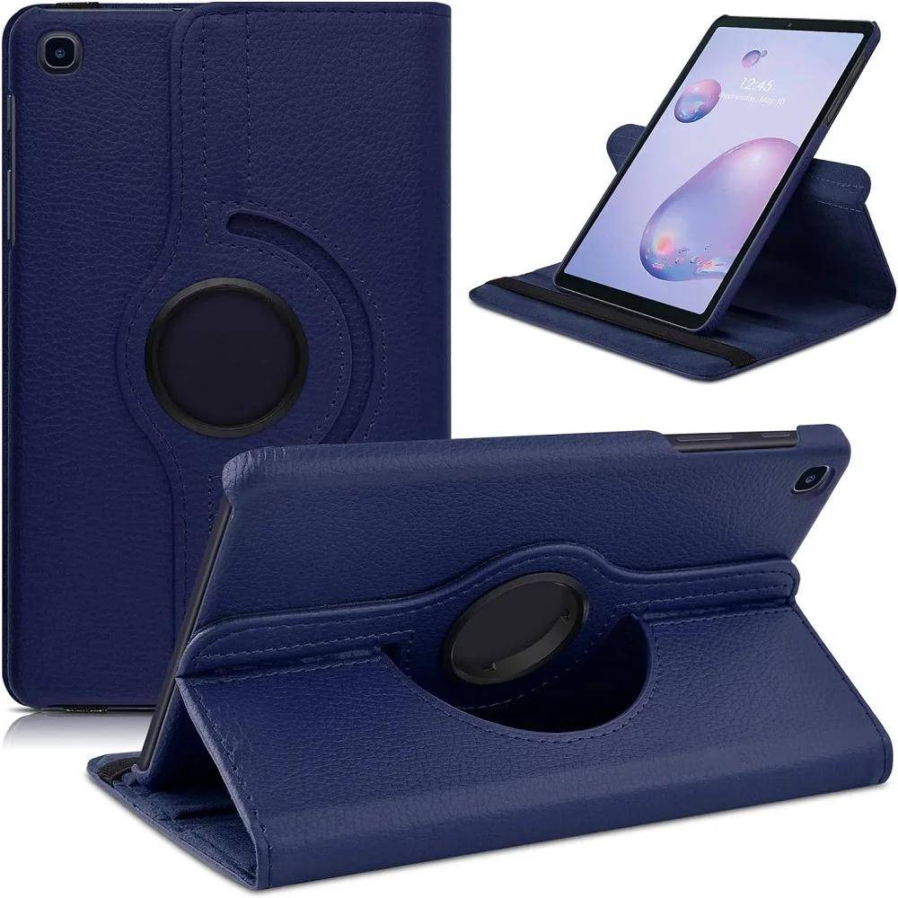 360 Roterande Fodral för Samsung Galaxy Tab A11 A9+Plus 11 SM-X210 X215 5G Surfplatta Fodral Tab A8 10.5 X200 A7 Lite 8.7 T220 X110 Fodral rosa