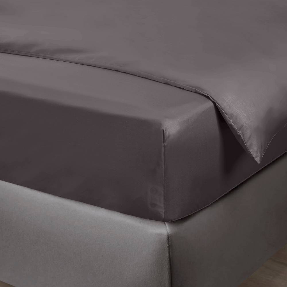 Bambus faconlagen koksgrå 160x200x35