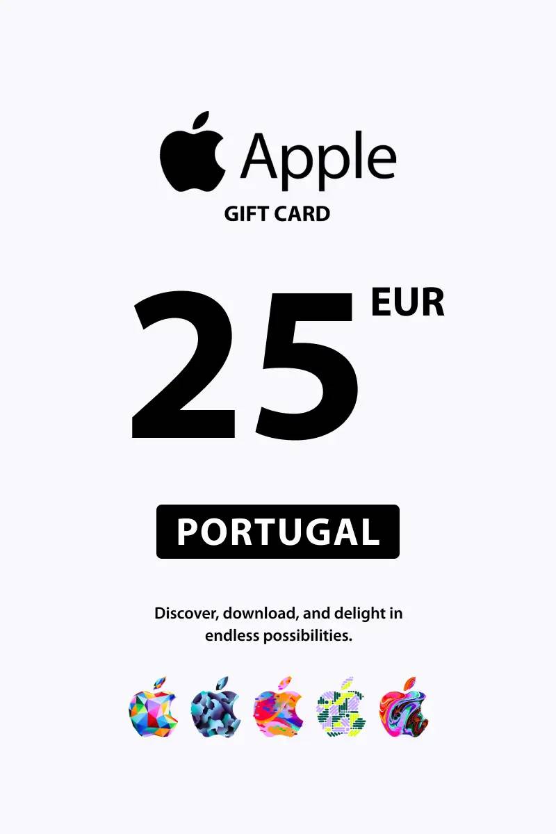 Apple €25 EUR Gift Card (PT) - Digital Code.
