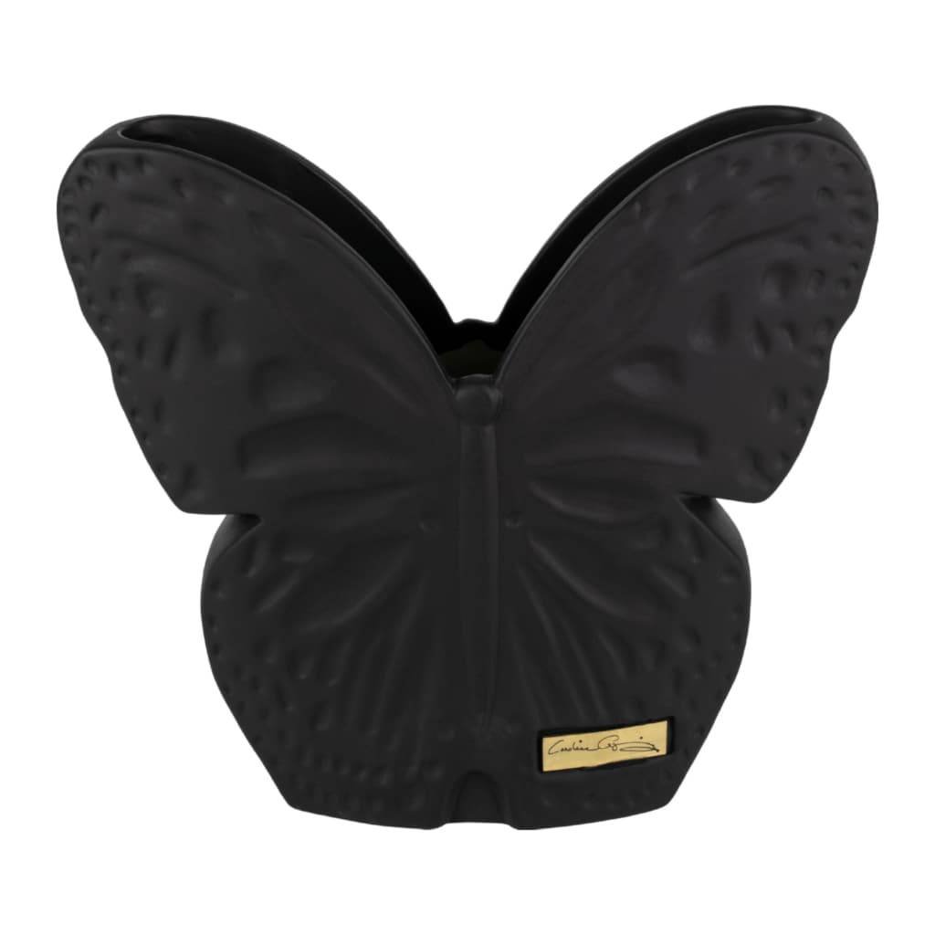 Secret Butterfly Vas 22 cm, Svart