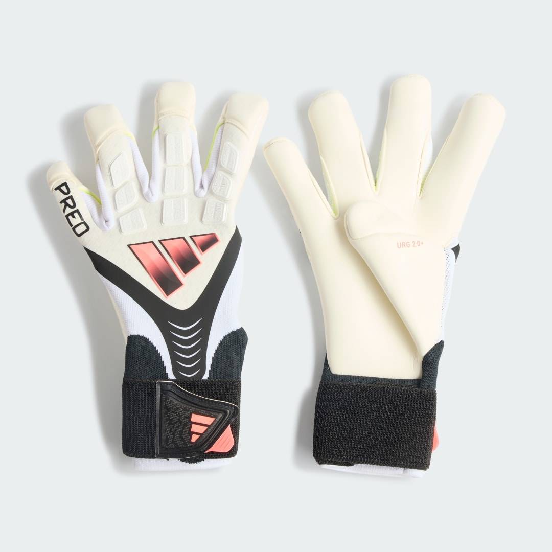 Predator Pro Hybrid Cut Strap Målvaktshandske - Solar Turbo / Black / White - 8
