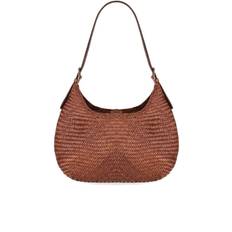 DRAGON DIFFUSION LUNA TAN SHOULDER BAG