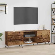 TV-skåp med hylla Gammalt trä 150 x 30 x 50 cm Konstruerat trä