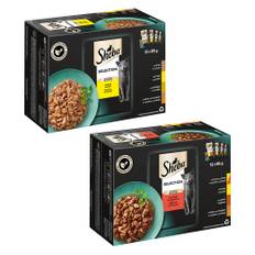 Økonomipakke: 96 x 85 g Sheba Selection portionsposer - Blandet pakke II