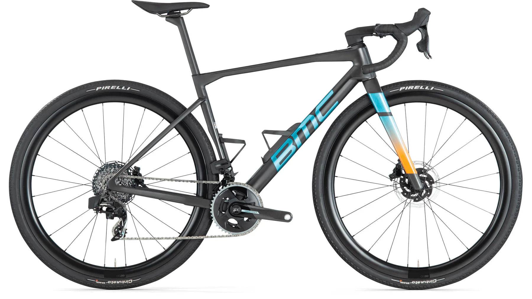 BMC Kaius 01 TWO 2025 - SRAM Force eTap AXS WIDE 2x12sp - BMC CG39 Carbon - 020 / 51 / Carbon Black / Brushed Blue