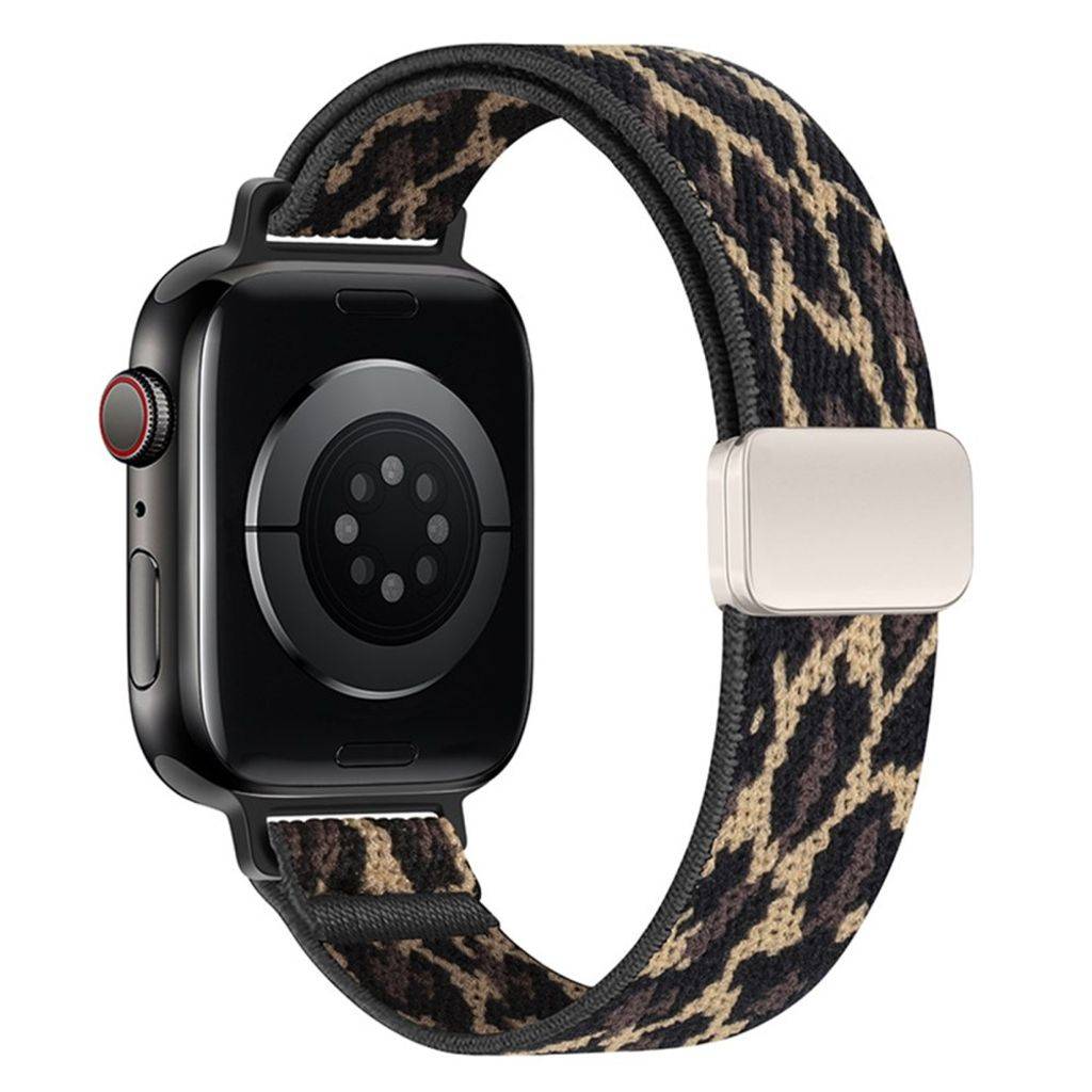 Apple Watch 42/41/40/38mm Slank nylon urrem - Leopard