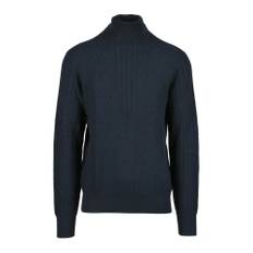 Armani Exchange, Stickade tröjor & koftor, Herr, XL, Bomull, Maglia - blue (XL)