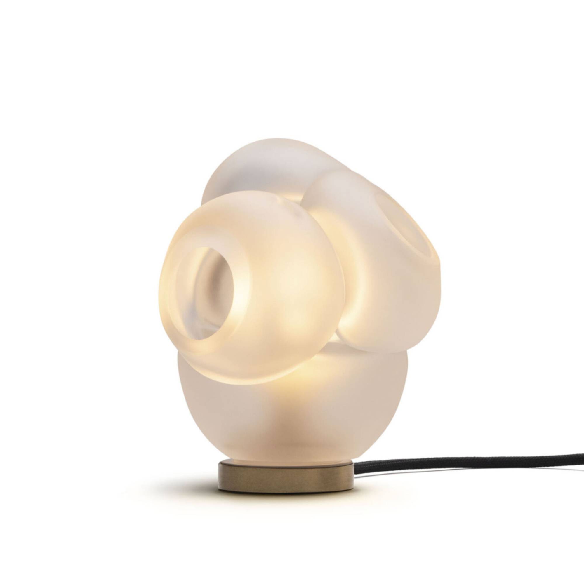 Bocci - 100t table lamp clear - Bordlamper - Omer Arbel - Gennemsigtig - Glas/Metal