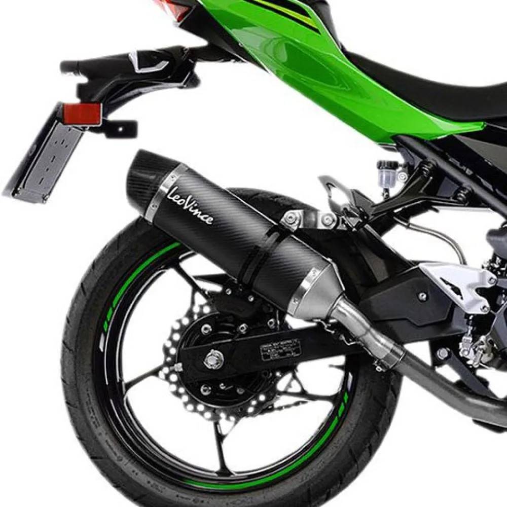 Leovince Lv One Evo Kawasaki Ex 400 20-22/ex 400 Abs 18-23/ninja 500 Abs 24-26 Ikke-homologeret Slip-on Lyddæmper