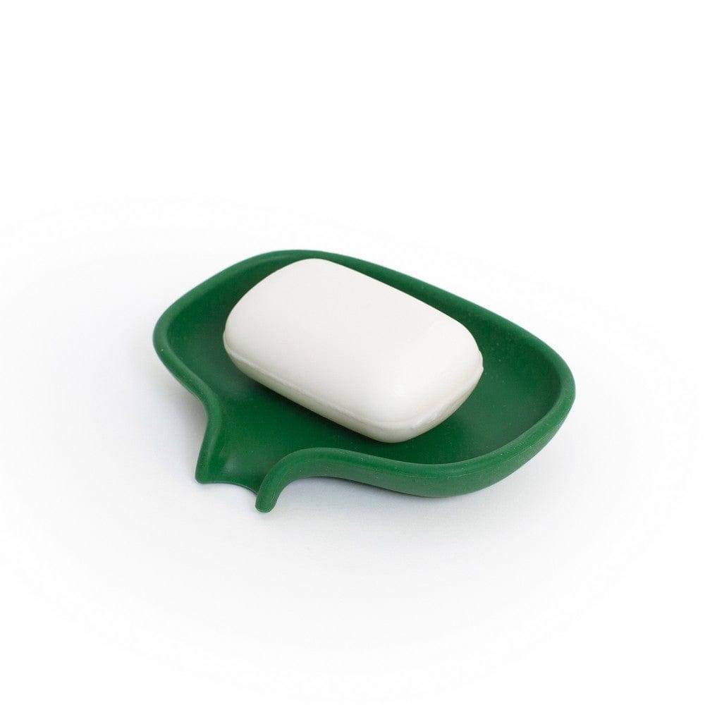 Bosign Tvålkopp Soap Saver Flow - Mörkgrön / Silikon