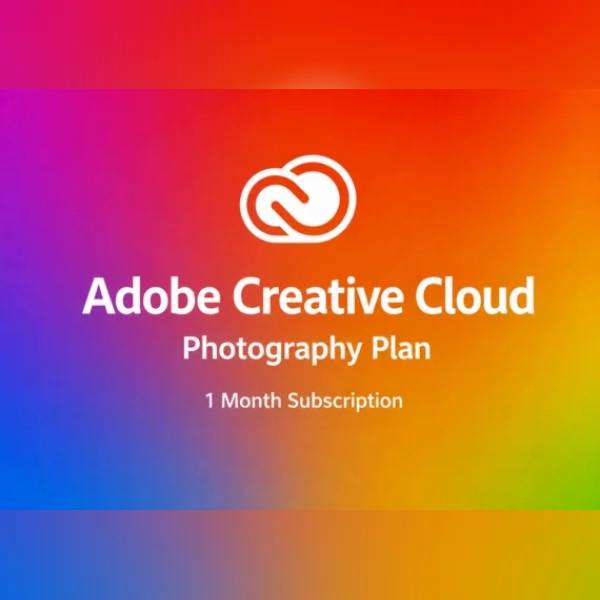 Adobe Creative Cloud Photography Plan - 1 Months Subscription Key - GLOBAL.