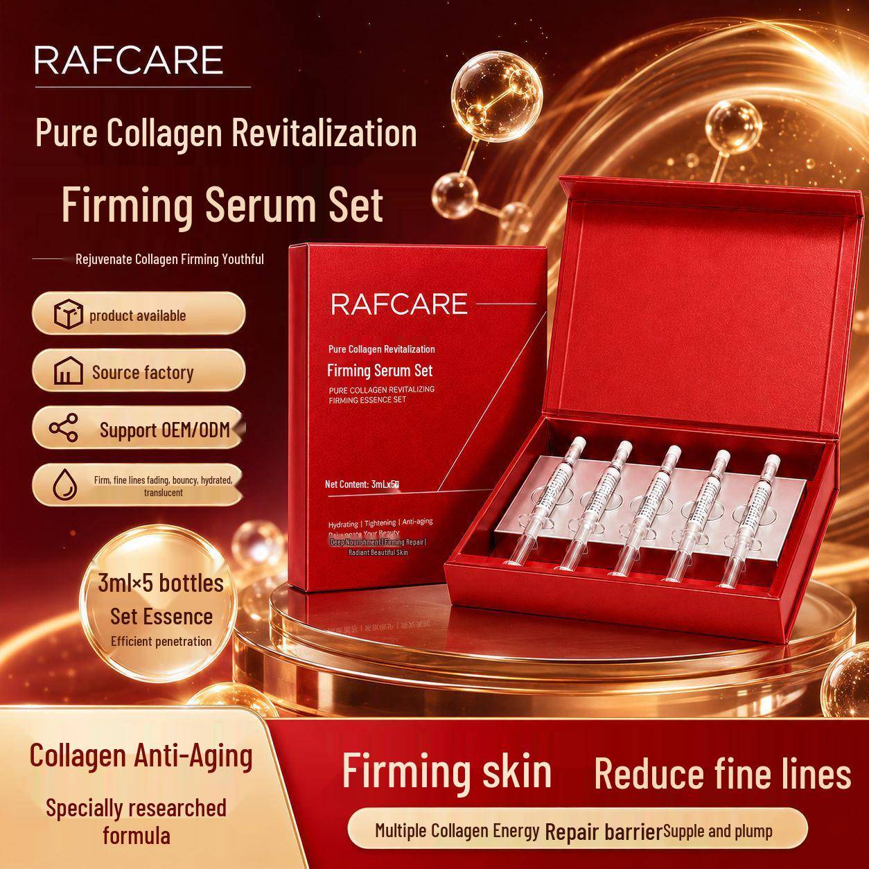 Ultrarent lax-DNA-kollagen Anti-Aging Glow Serum