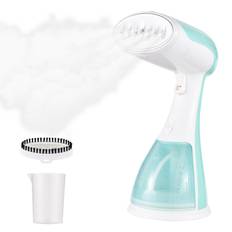 1500W Steamer för kläder 2 i 1 Tyg Rynkor Remover och klädestrykjärn 35s Snabbuppvärmning 300ml US Plug grön