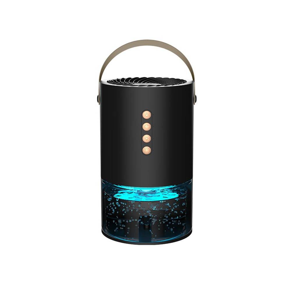 1000ml Dehumidifier for Home Office Negative Ions Damp Mold and Moisture and Efficient Air Dehumidifier Black(EU)