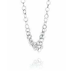 Messy rings Halsband Silver