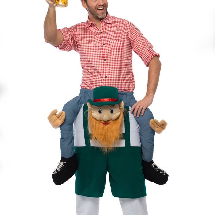 Rid på tyrolerman kostym one-size