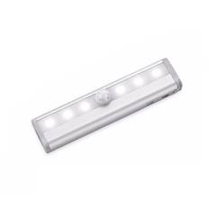 LED Lysskinne m. sensor, 10cm, Kold Hvid 6000K