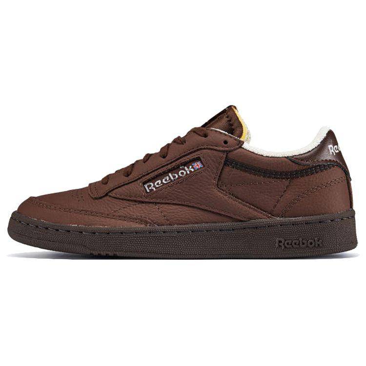 Reebok Club C 85 Vintage Borstbrun Unisex Sneakers Mörkbrunt Kritvitt FZ6004 cm