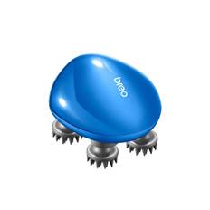 breo Electric Scalp Scalp 3D IPX7 Wet and Head Can be used on the whole Easy to Birthday Scalp Mini Blue Brush, Care, Move, Waterproof, Dry,