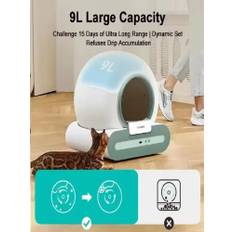 Automatic litter box, large litter box, located, intelligent self-cleaning, 65L