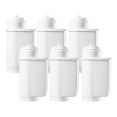 AquaStrata 6 Stück Ersatzwasserfilter der Siemens Brita Eq-Serie, EQ5 EQ6 EQ7 EQ9 S700 EQ500, Ersatzwasserfilter für Siemens 3200, Bosch TCZ7003, TCZ7033, 467873, für Brita® Intenza 575491