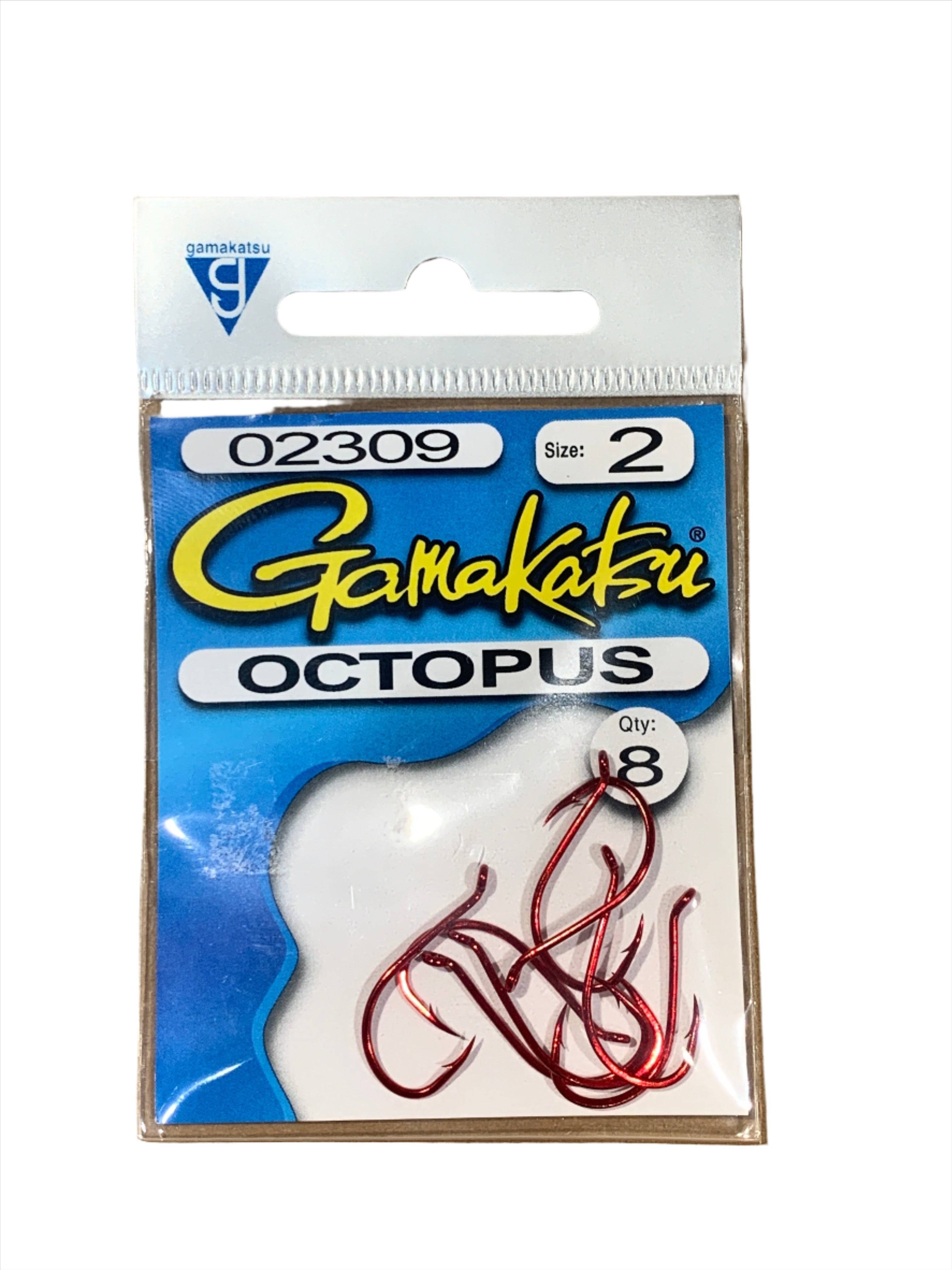 Gamakatsu Octopus Fish Hooks Red - 4/0