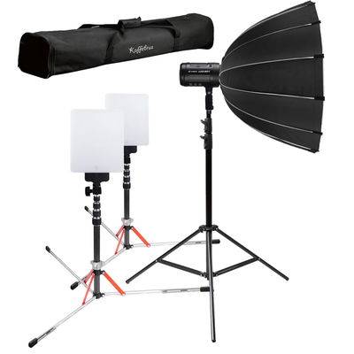 Portabelt 3 Punkts Belysning kit med kolfiberstativ!
