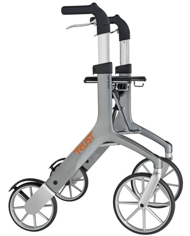 Trustcare Lets Fly Rollator Grå