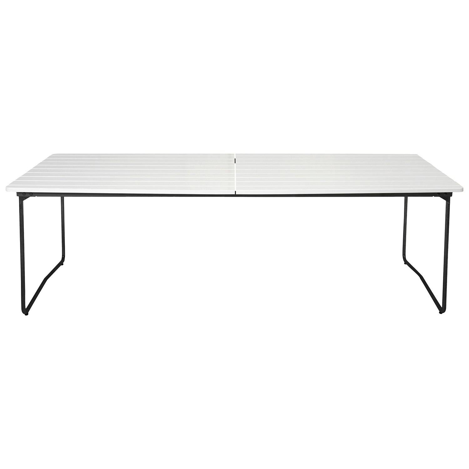 Grythyttan Stålmöbler B31 Bord 92x230 Cm White Lacquered / Sort - Haveborde Eg White lacquered oak - 10125481.