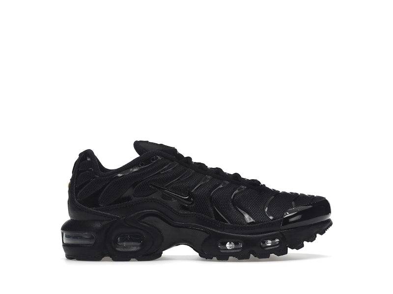Nike Air Max Plus Triple Black (GS) - 38.5 / Levering 3 til 6 dage
