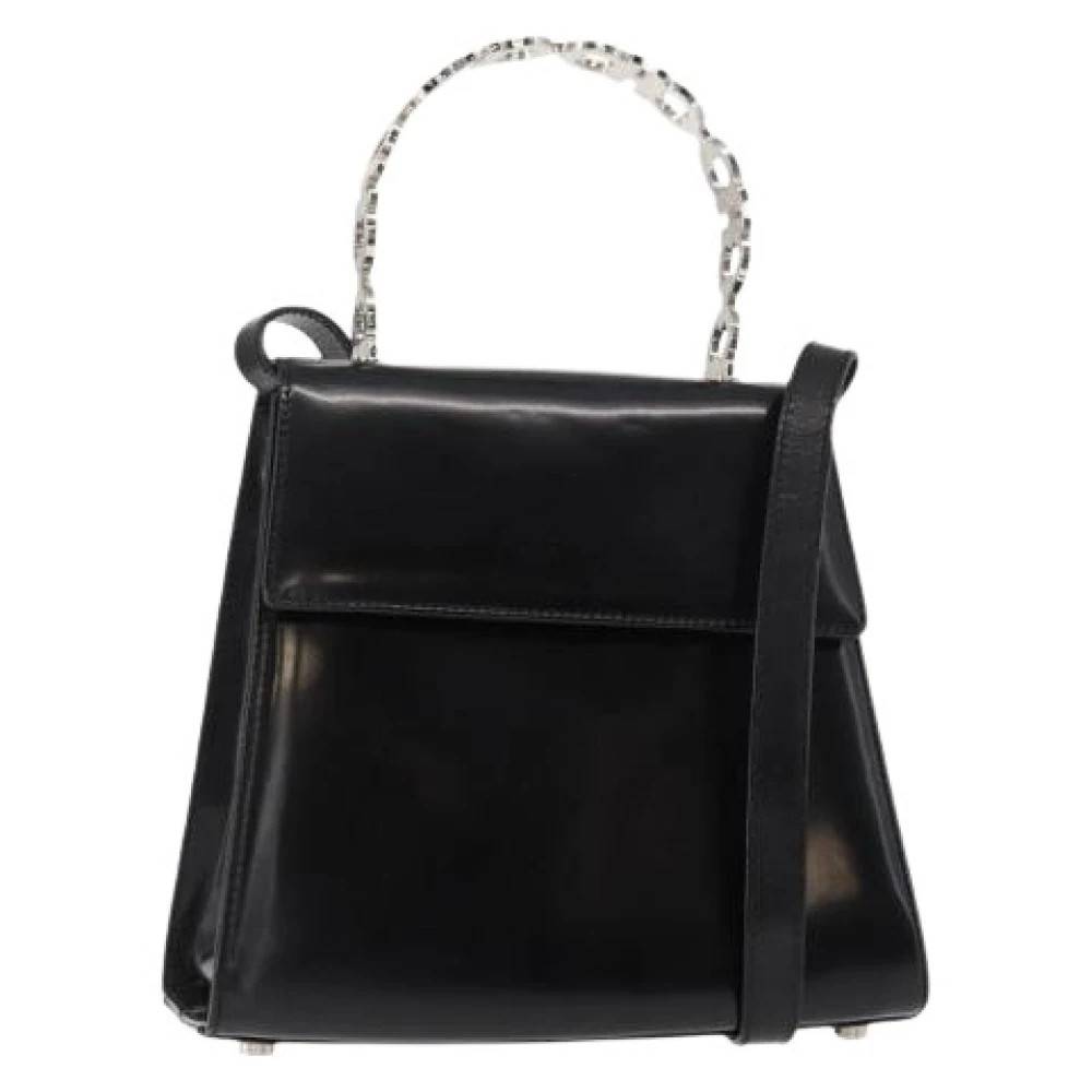 Salvatore Ferragamo Pre-owned Pre-owned Læder Håndtaske - Vintage - Dame - Sort - ONE SIZE - Læder