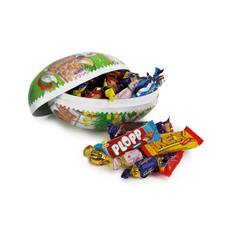 Påskägg 18cm inslaget godis 500g