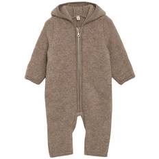 Huttelihut Overall - Ullfleece - Savannah Melerad m. Öron - Huttelihut - 62 - Overall