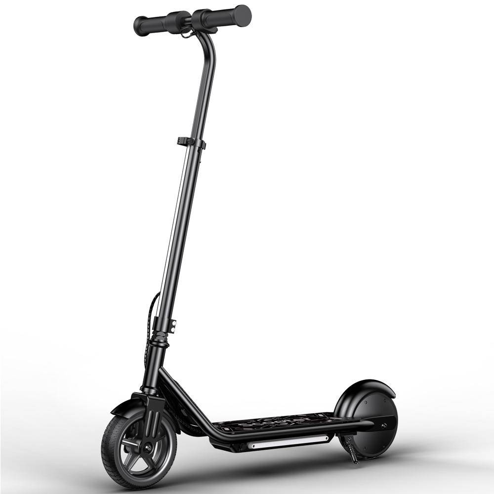 iScooter K2Pro Elsparkcykel för Barn 150W Motor, 3 Hastighetslägen, Dubbla Bromsar, Justerbar Höjd, Magnetisk Laddning CE-certifierad svart