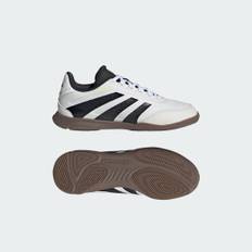 Predator League indendørs fodboldstøvler til børn - Cloud White / Core Black / Lucid Lemon - 32