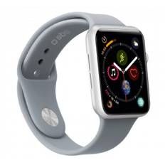 SBS Silikon Strap Apple Watch small/medium 42mm / 44mm / 45mm / 49mm grau