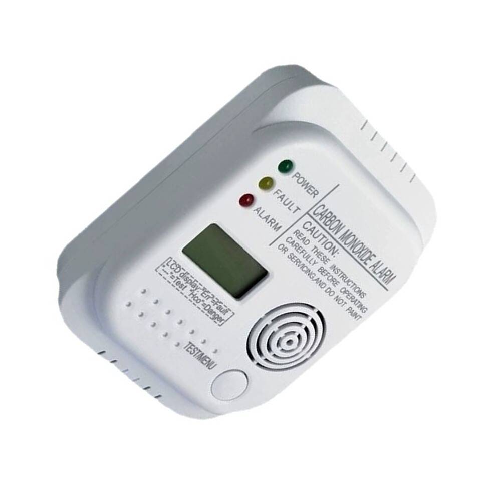 Carbon Monoxide Alarm Household Coal CO Detector Battery Powered Gas Warning Sensor