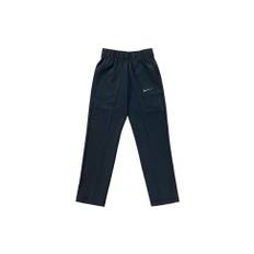 Nike Kids Logo Print High Waist Straight Leg Casual Pants Kids bottoms Black DN2218-010 XL