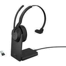 Jabra Evolve2 55 MS monoheadset med laddstativ