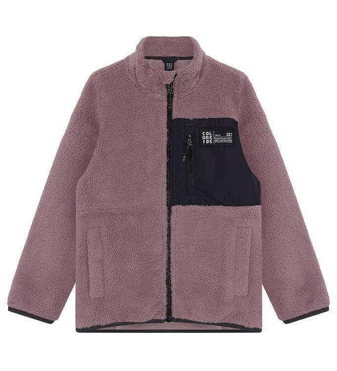 Color Kids Fleecejakke - Teddy - Toadstool - Color Kids - 12 år (152) - Fleecejakke